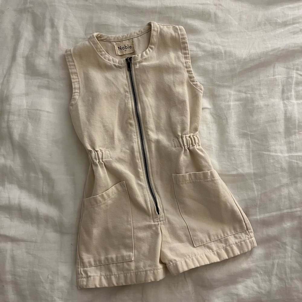 Noble Jumpsuit in Oat Milk, 3yr